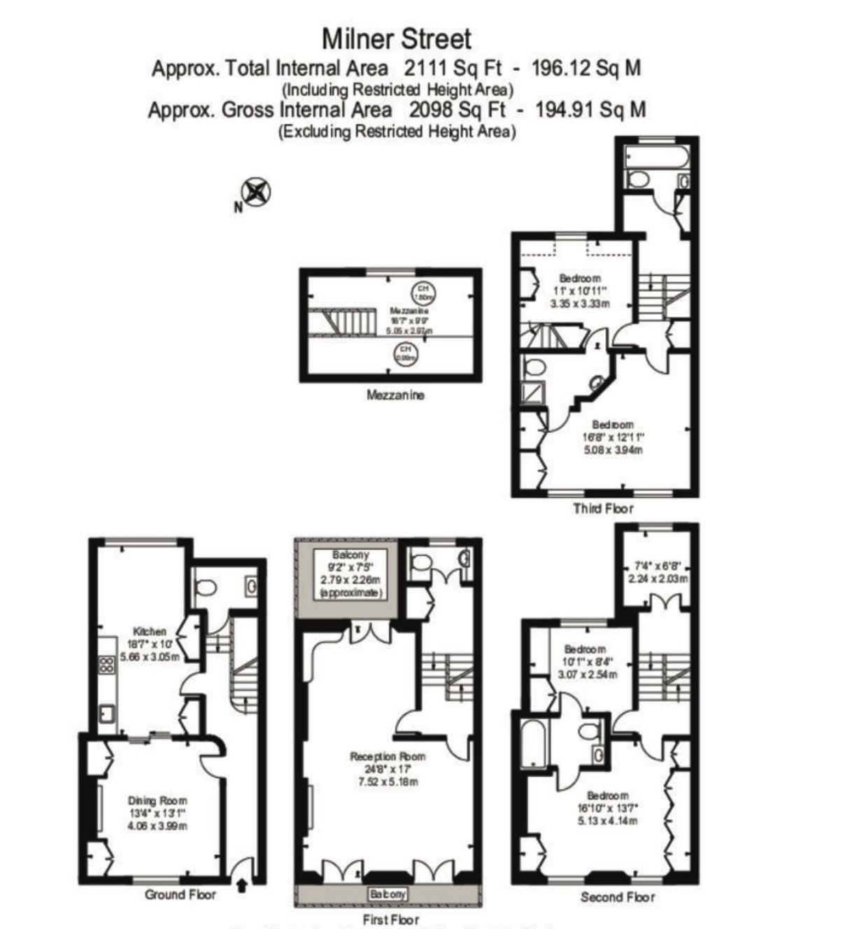5 Bedrooms House In Chelsea Londra